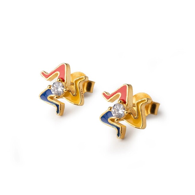 isola bella trinacria 20001473 orecchini trinacria