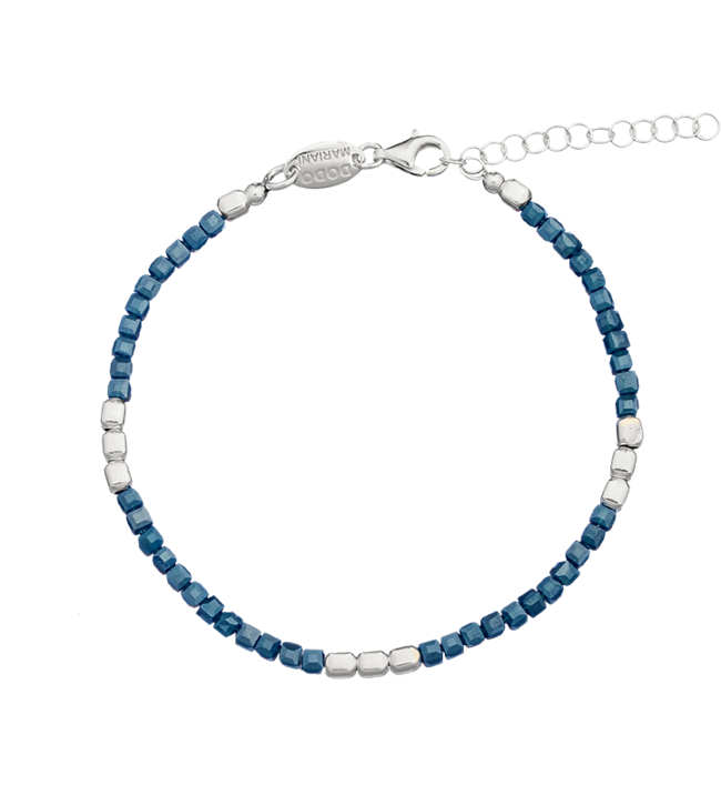 dodo mariani Arcoiris ai105 bracciale arcoiris mezzi cristalli blu