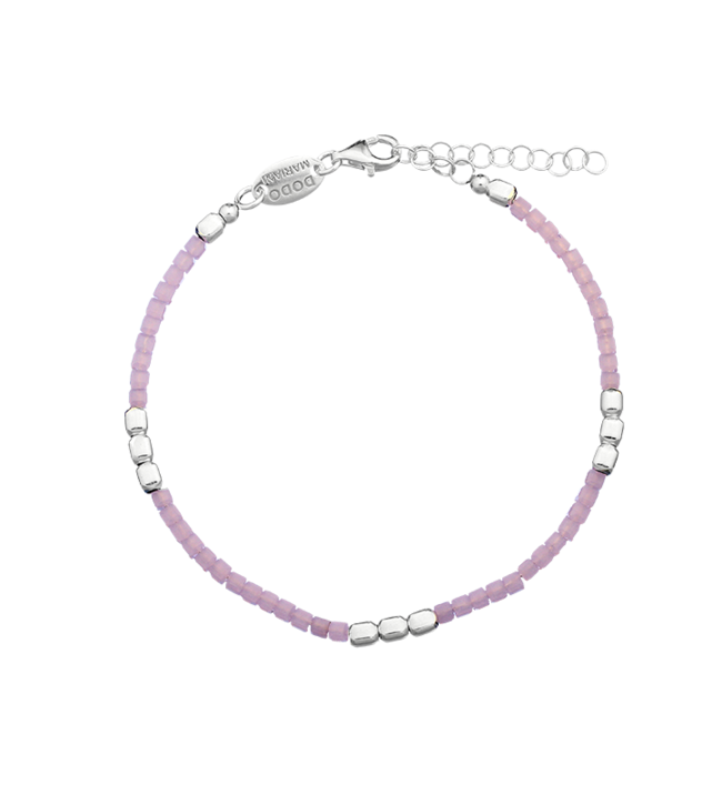 dodo mariani Arcoiris ai105 bracciale arcoiris mezzi cristalli rosa
