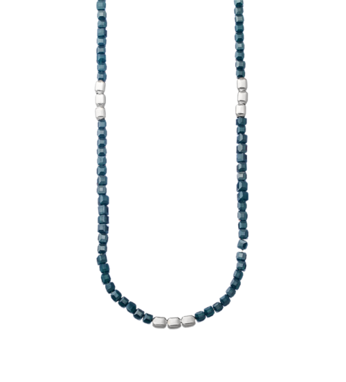 dodo mariani Arcoiris ai106 girocollo arcoiris mezzi cristalli blu e sampietrini